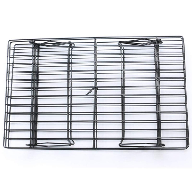 Kingrol 2 Pack 3-Tier Stackable Cooling Rack, Non-stick Wire Cake Rack for Pies, Cookies, Pastries - Image 4